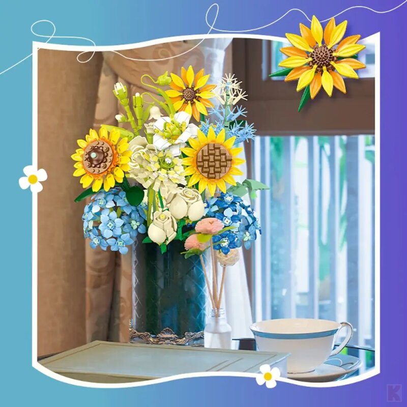 Jie Star JJ9196 Sonnenblumenstrauß
