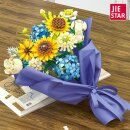Jie Star JJ9196 Sonnenblumenstrauß Klemmbausteinset