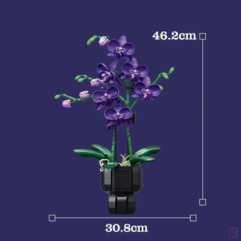 Jie Star JJ9235 violette Orchidee