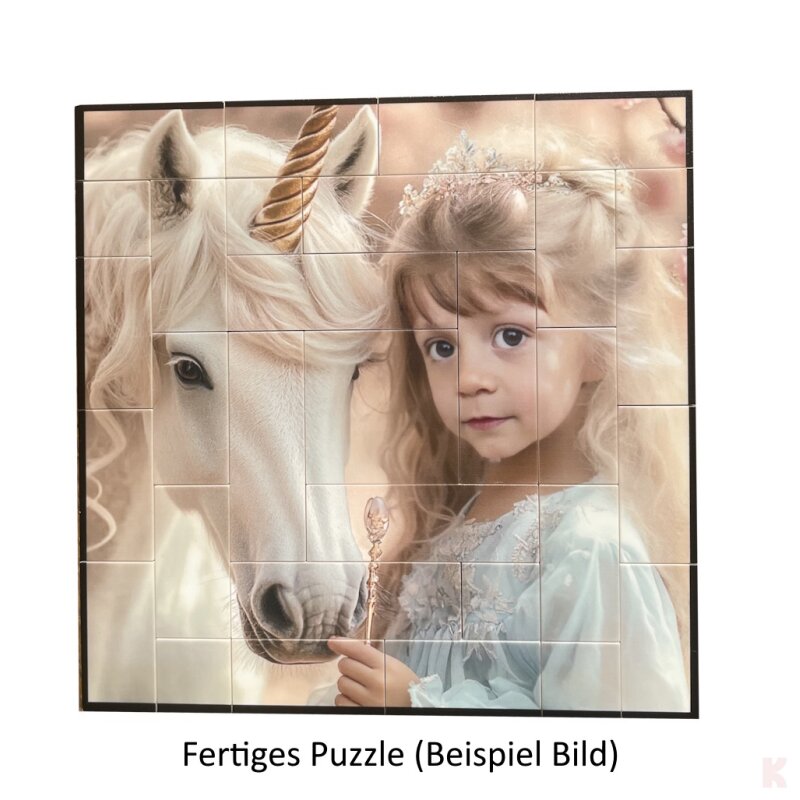 Klemos KL-12111 Fliesen Puzzle 16x16 Gesichtstausch /  Damenmotiv 11