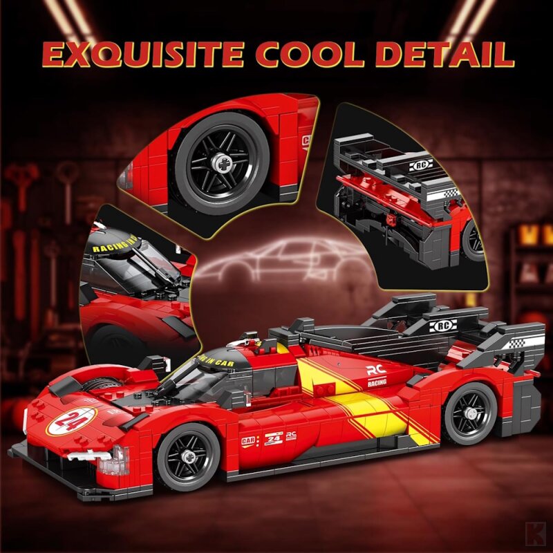 Reobrix 11041 Hypercar Ferrari 499P rot