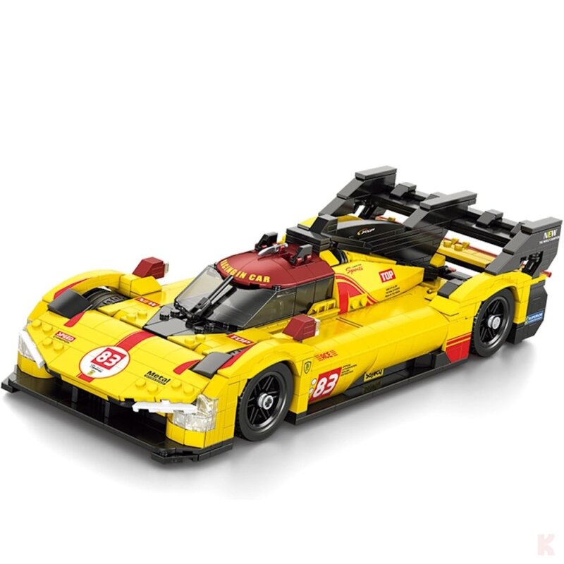 Reobrix 11042 Hypercar Ferrari 499P gelb Klemmbaustein