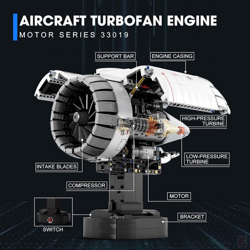 Reobrix 33019 Flugzeugturbine