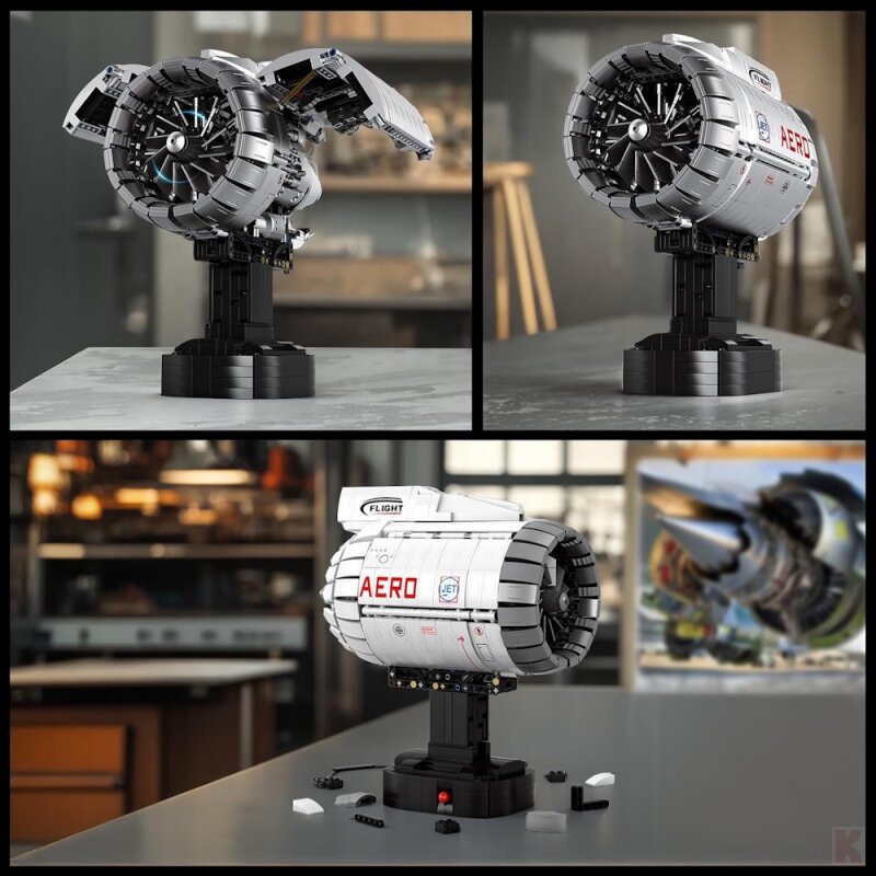 Reobrix 33019 Flugzeugturbine