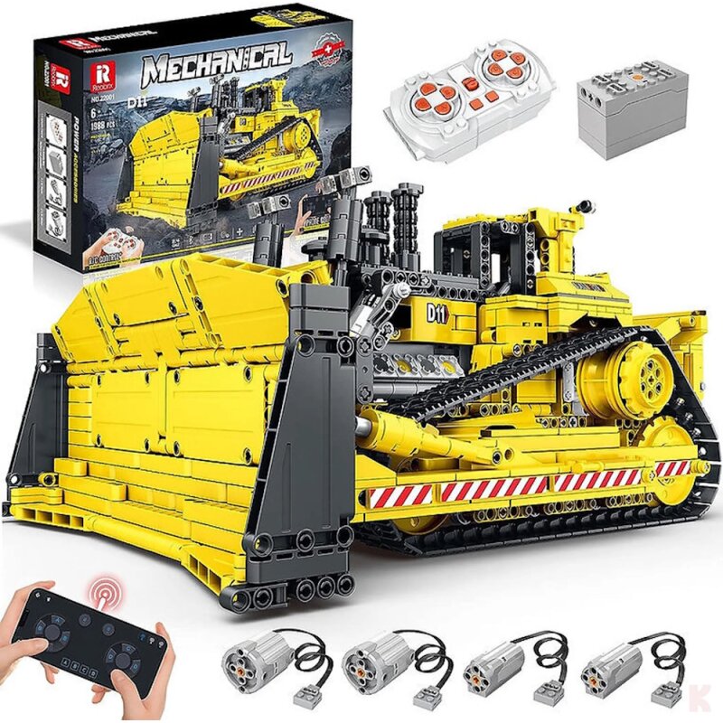 Reobrix 22001 Mechanical D11 Bulldozer RC