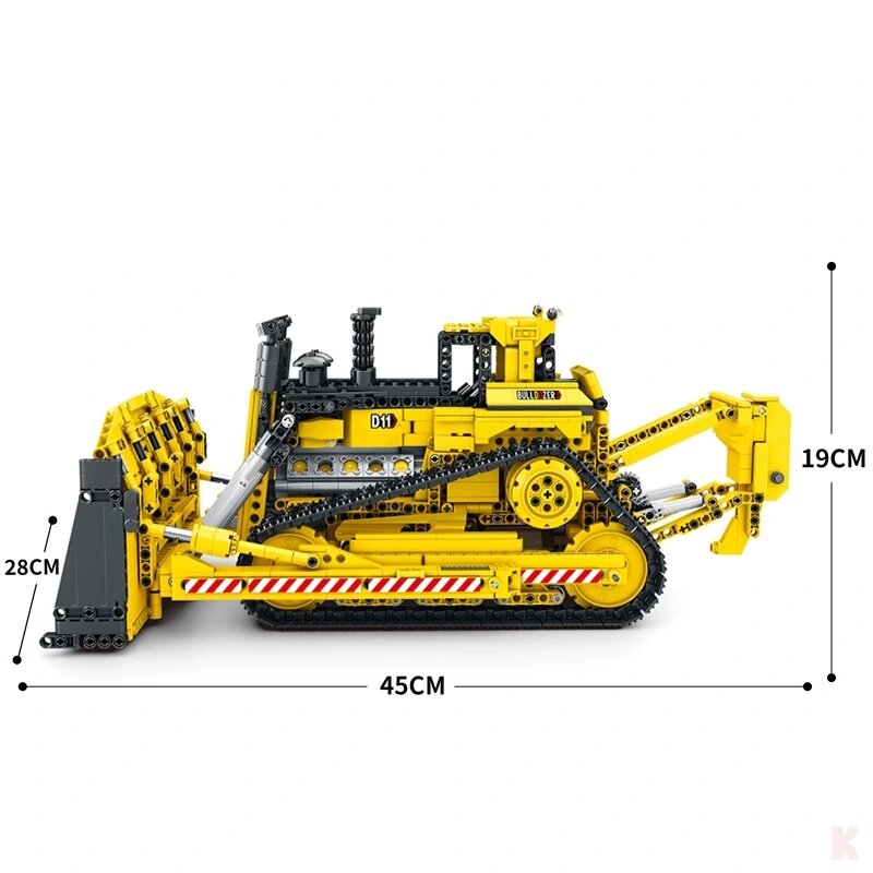 Reobrix 22001 Mechanical D11 Bulldozer RC