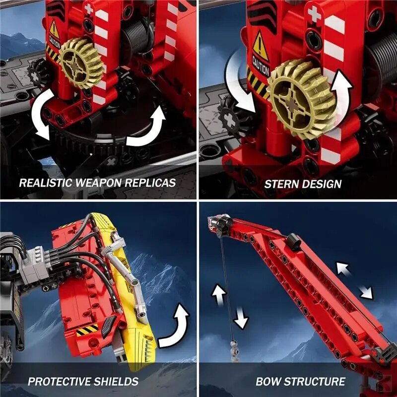 Reobrix 22019 Mechanical Pistenraupe RC
