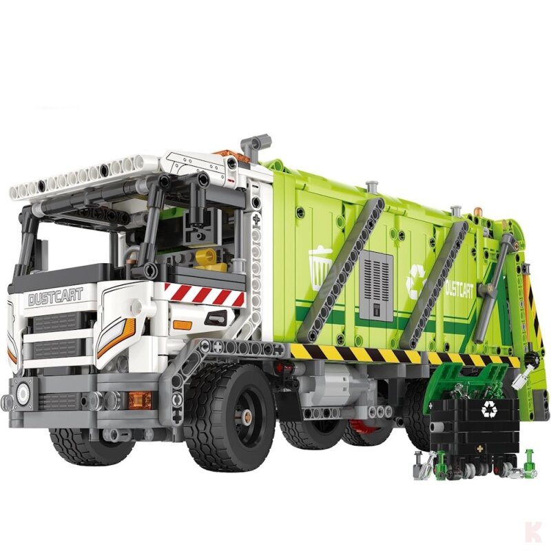 Reobrix 22022 Mechanical Müllwagen RC Klemmbaustein
