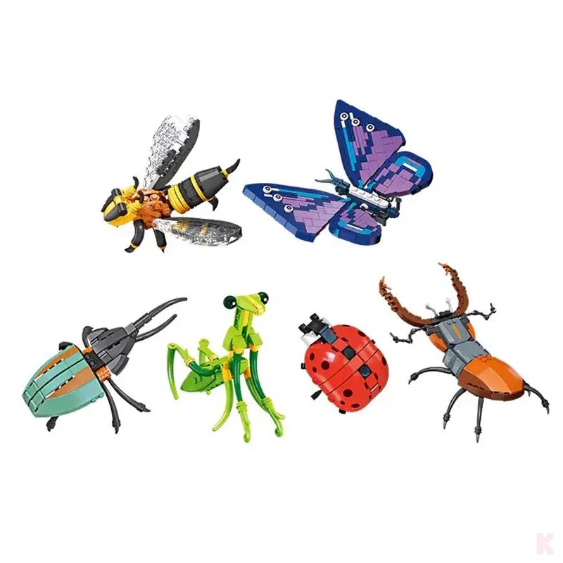 Jie Star JJ9098 Wonderful Insects Klemmbausteinset