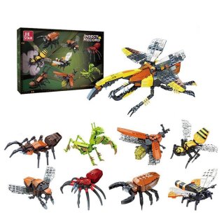Jie Star JJ9099 Insect Record Klemmbausteinset