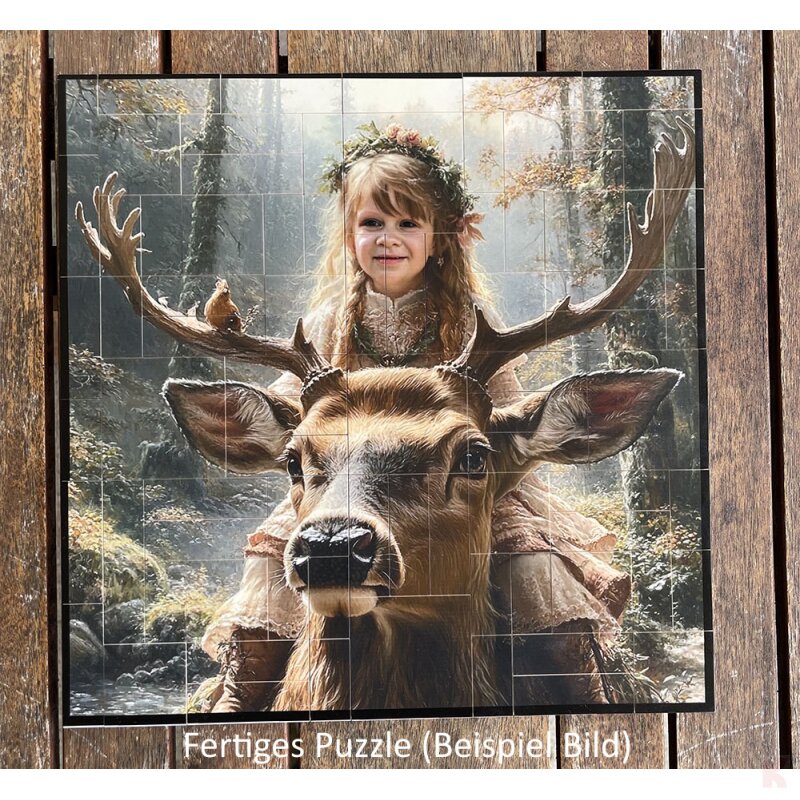 Klemos KL-12336 Fliesen Puzzle 32x32 Gesichtstausch /  Kindermotiv 36