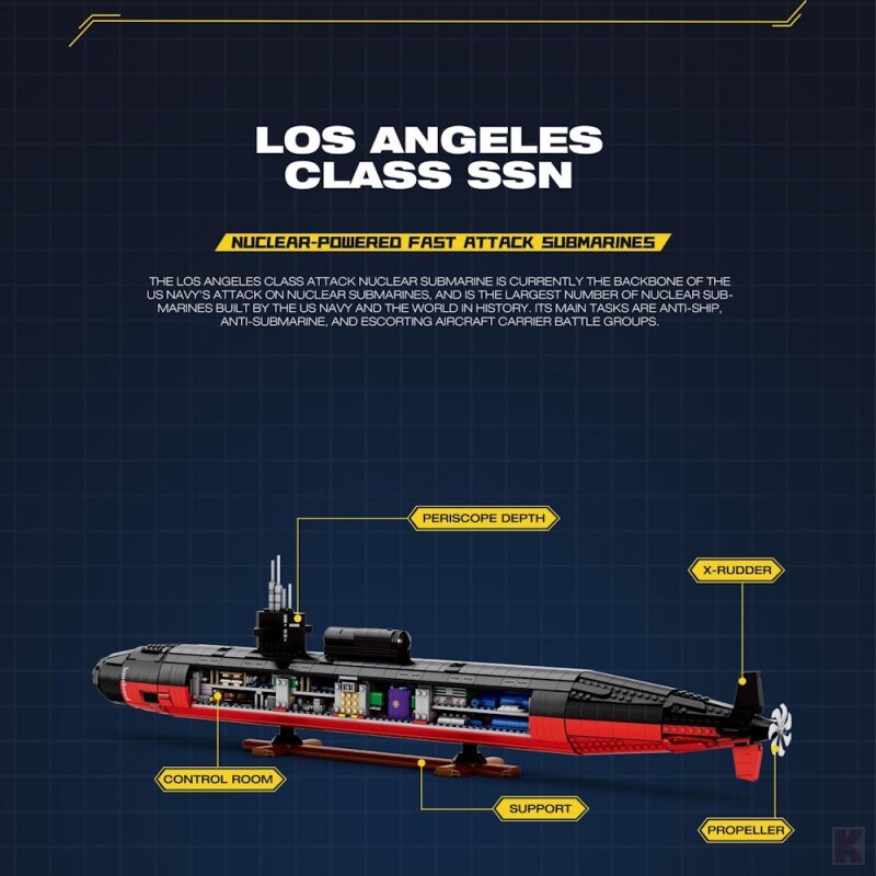 Reobrix R33049 U-Boot Los Angeles Klasse SSN