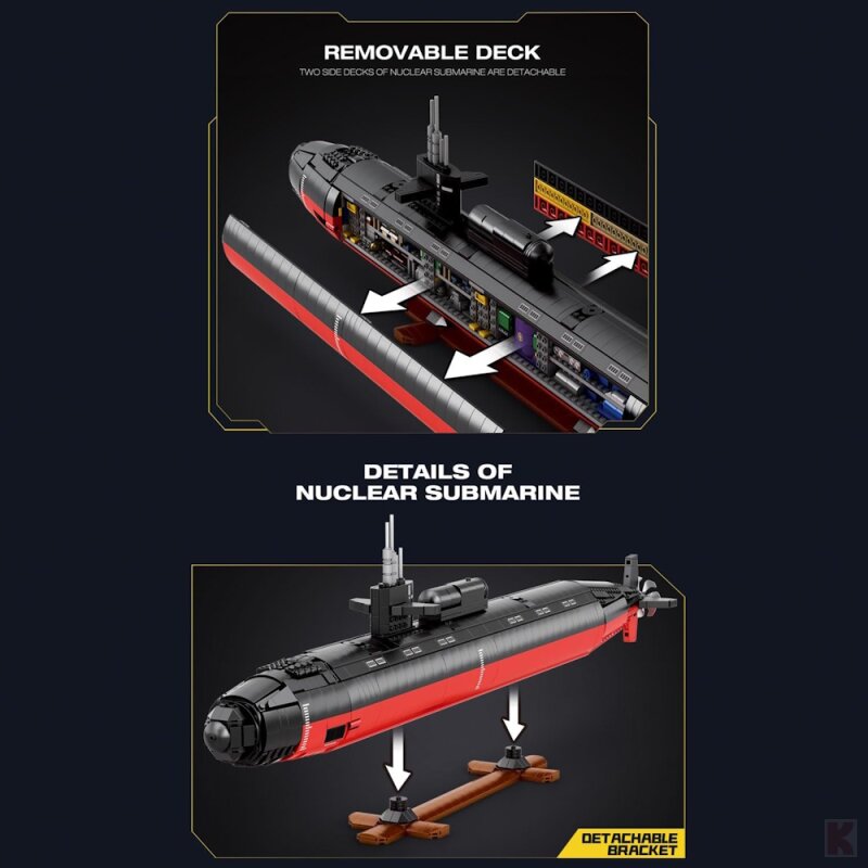 Reobrix R33049 U-Boot Los Angeles Klasse SSN