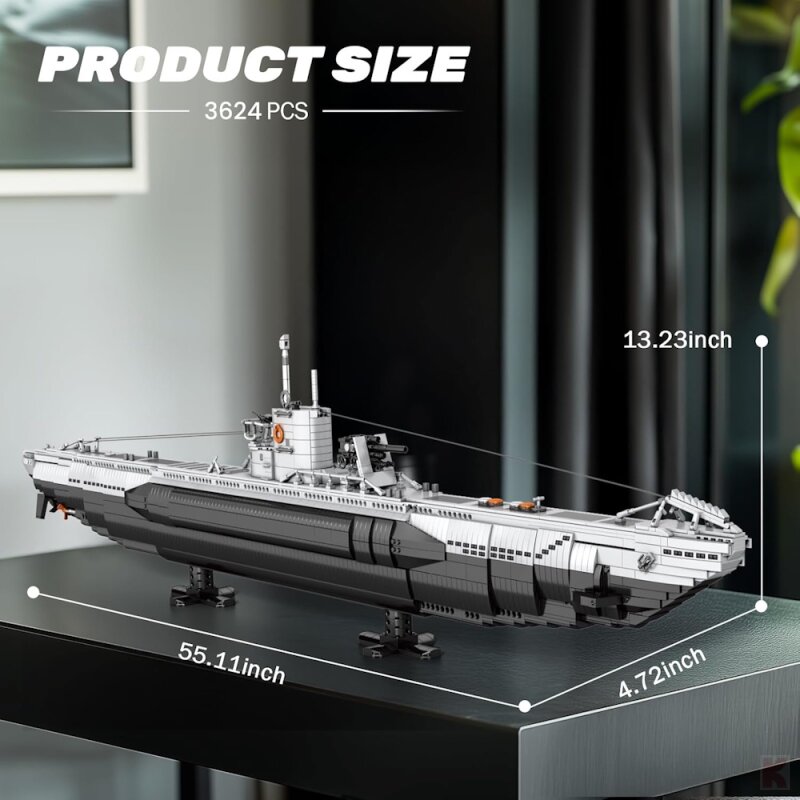 Reobrix R33050 Sub-boat submarine U-boot submarine submarine subsub submarine Sub submarine-