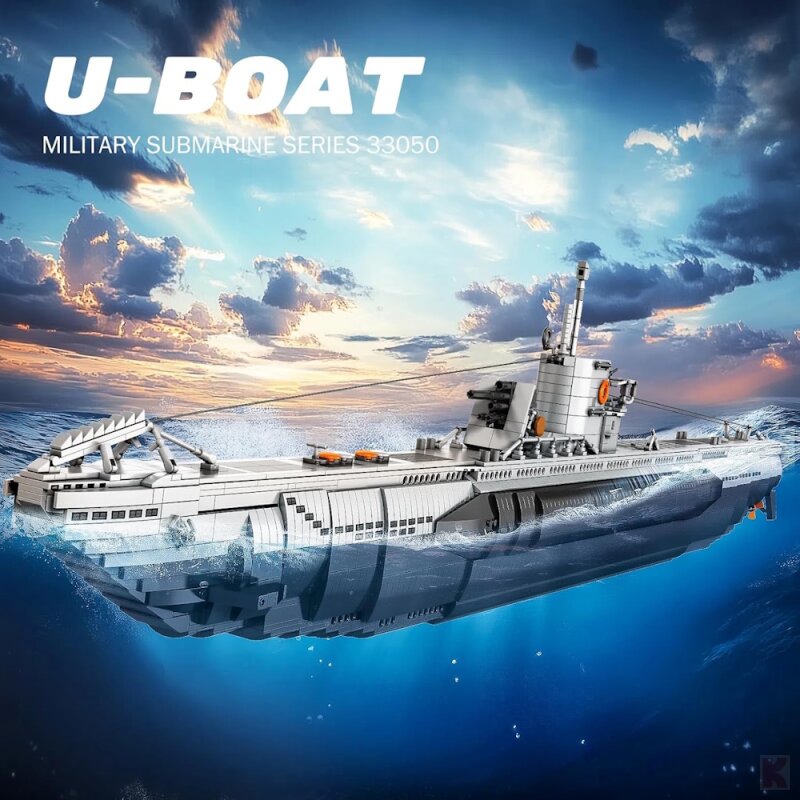 Reobrix R33050 Sub-boat submarine U-boot submarine submarine subsub submarine Sub submarine-