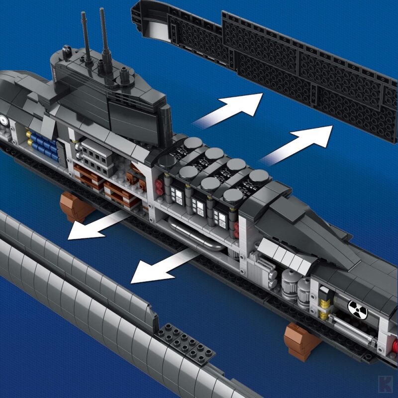 Reobrix R800 U-Boot Nuclear Submarine