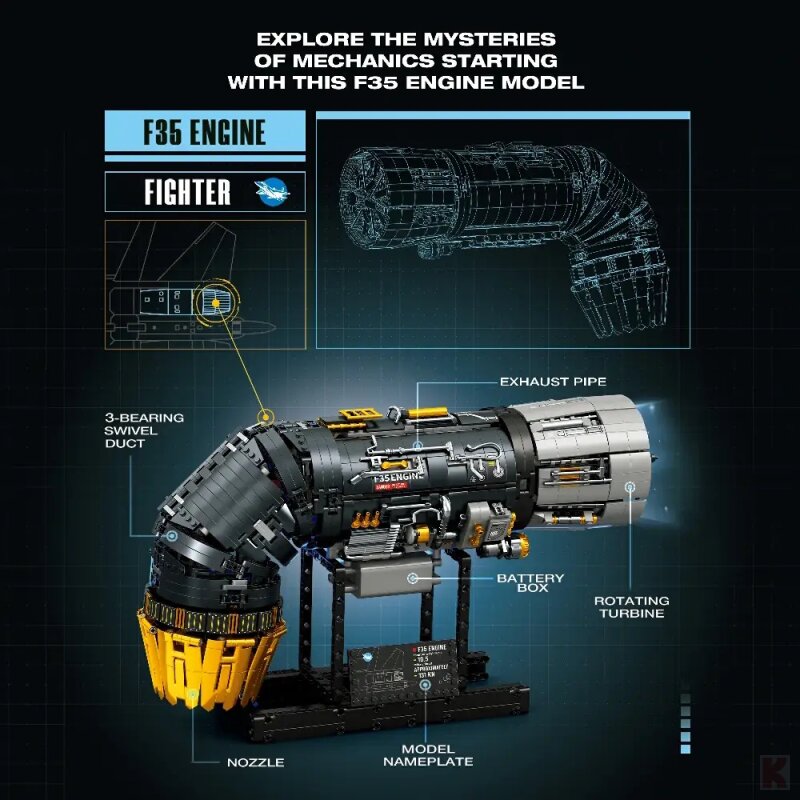 Reobrix R33014 F35 Engine