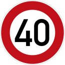Klemos 2x2 Rund – Verkehrszeichen Zulässige...