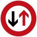 Klemos 2x2 Rund – Verkehrszeichen Vorrang des...
