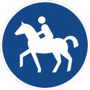 Klemos 2x2 Rund – Verkehrszeichen Reitweg 238