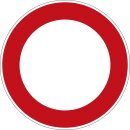 Klemos 2x2 Rund – Verkehrszeichen Verbot für...