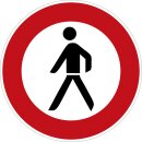Klemos 2x2 Rund – Verkehrszeichen Verbot für...