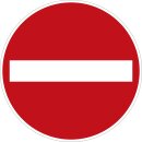 Klemos 2x2 Rund – Verkehrszeichen Verbot der...
