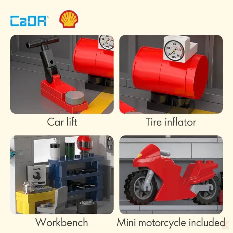 CaDA C66034W Shell Wartungsstation