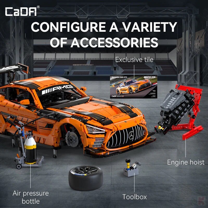 CaDA C64008W Mercedes AMG GT3 (B-stock)