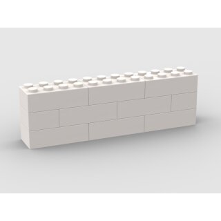 Klemos KL-12602 Klemmbaustein Mauer 12x3 bedruckt