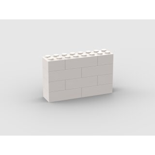Klemos KL-12605 Klemmbaustein Mauer 8x4 bedruckt