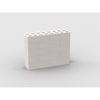 Klemos KL-12608 Klemmbaustein Mauer 8x5 bedruckt