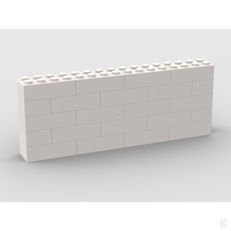 Klemos KL-12609 Klemmbaustein Mauer 16x5 bedruckt