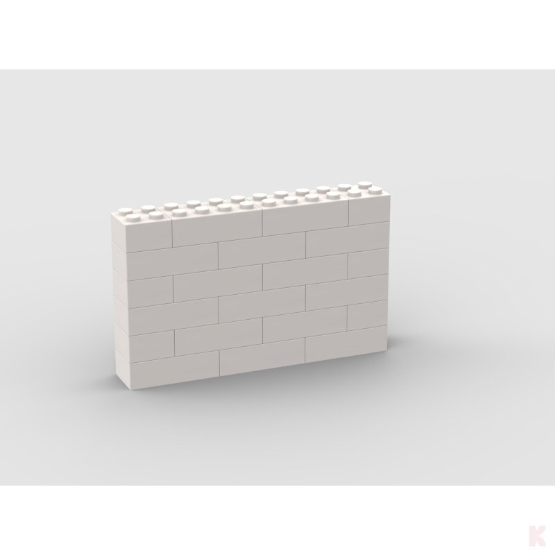 Klemos KL-12612 Klemmbaustein Mauer 12x6 bedruckt