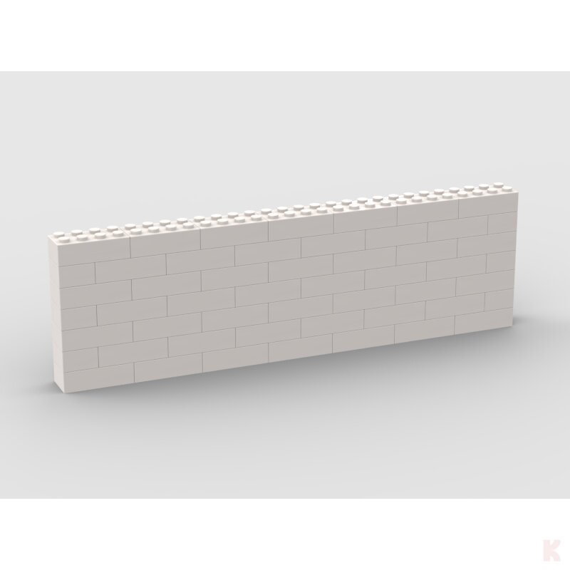 Klemos KL-12614 Klemmbaustein Mauer 28x7 bedruckt