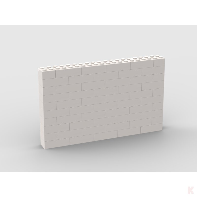 Klemos KL-12617 Klemmbaustein Mauer 20x10 bedruckt