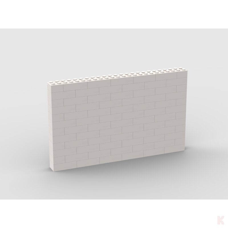 Klemos KL-12618 Klemmbaustein Mauer 24x12 bedruckt