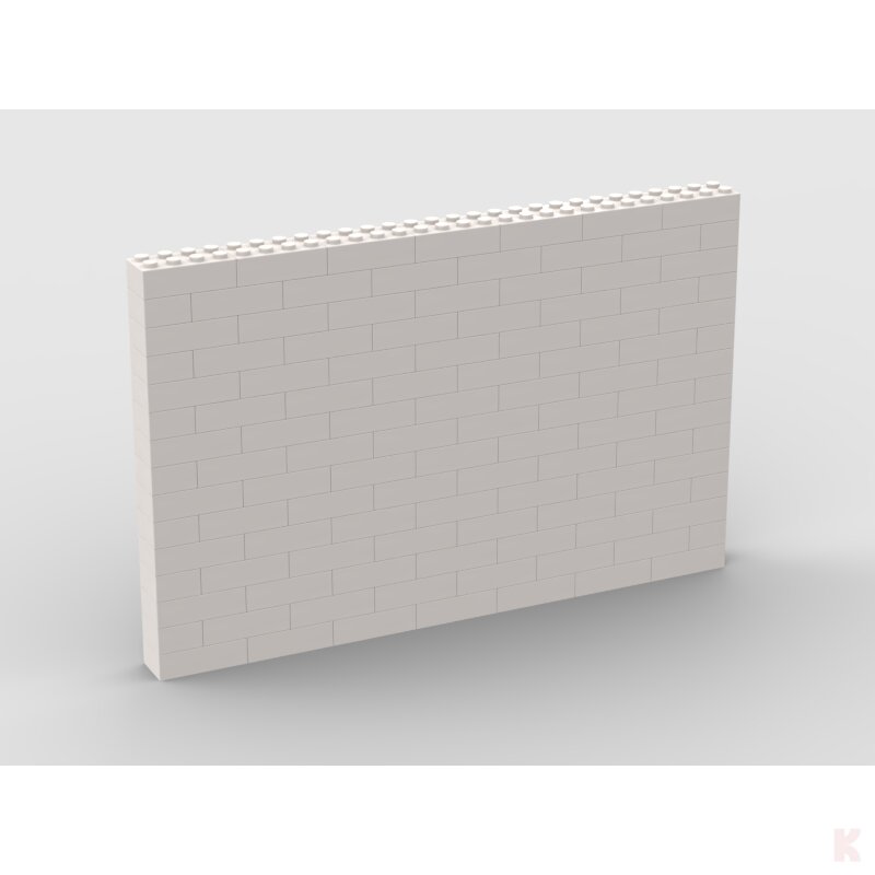 Klemos KL-12619 Klemmbaustein Mauer 28x15 bedruckt