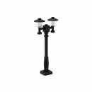 Klemos building-block street lights black 2-flame