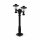 Klemos building-block street lights black 2-flame