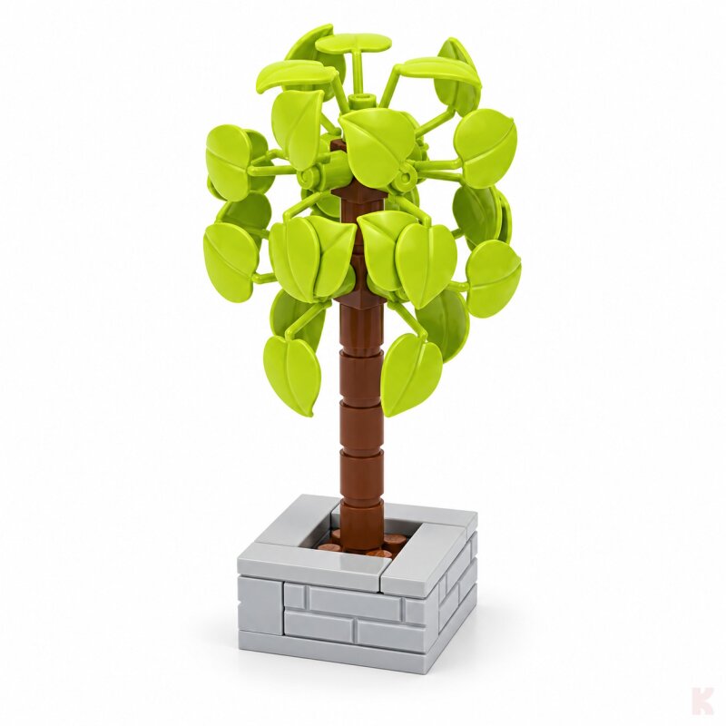 Klemos KL-50121 Klemmbaustein Baum limegrün