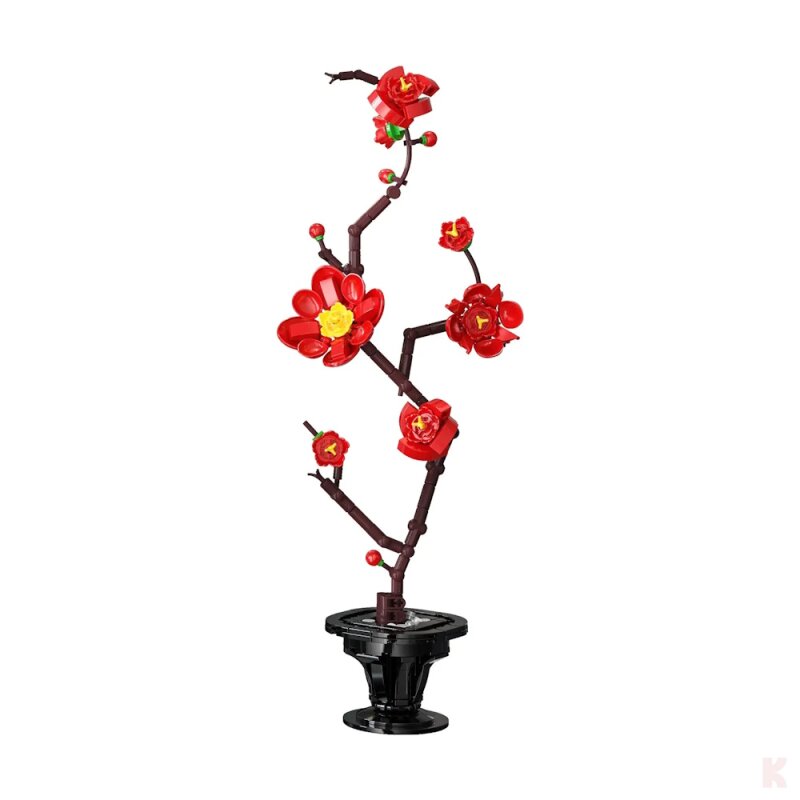 CaDA C59034W Blumenserie Begonie Klemmbaustein