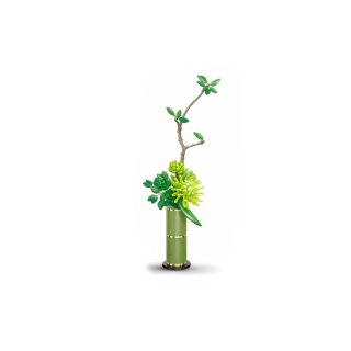 CaDA C59035W Blumenserie Chrysantheme Klemmbaustein