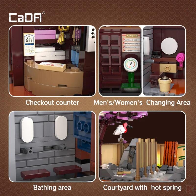 CaDA C66012W Japanisches Badehaus