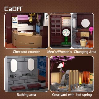 CaDA C66012W Japanisches Badehaus